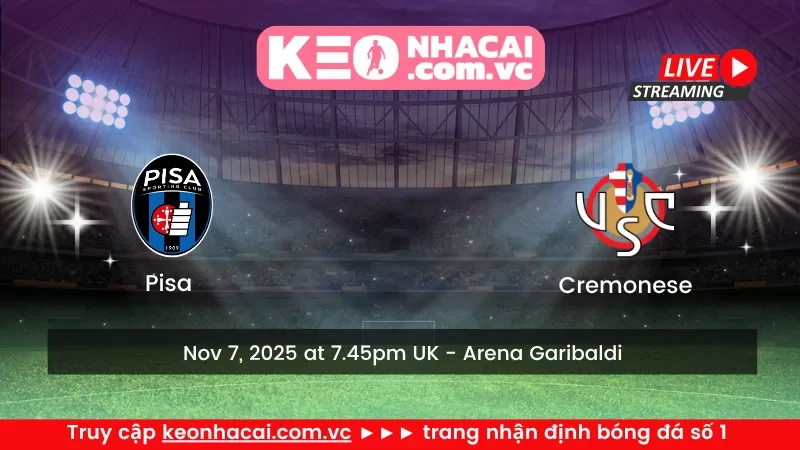 Pisa vs Cremonese